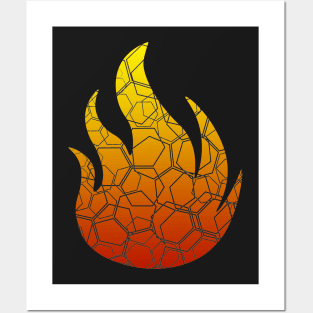 Flame Posters and Art